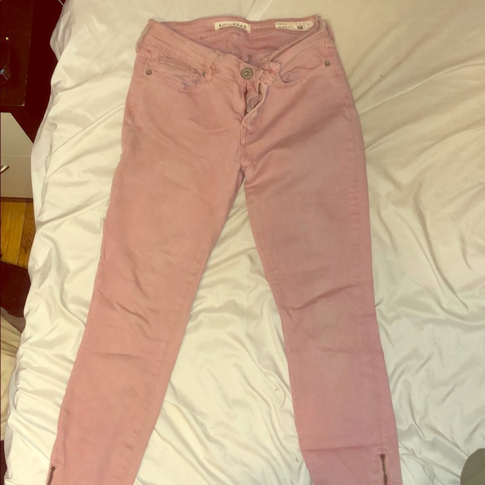 PacSun pink ankle skinniest jeans